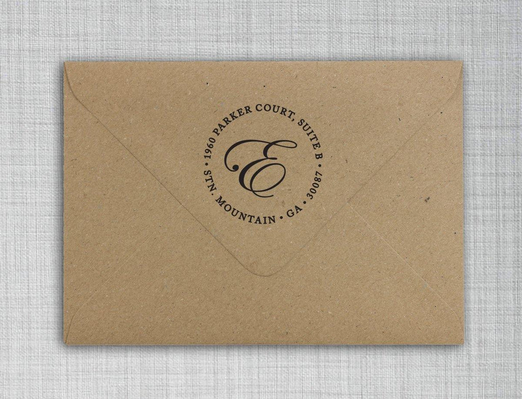 Custom Address Rubber Stamp — hello essentials