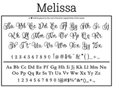 Melissa Personalized Self-inking Round Return Address Design Fonts