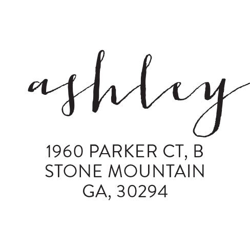 Ashley Return Address Embosser