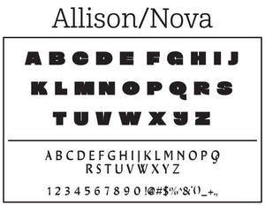 Allison Return Address Stamp
