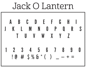 Jack O Lantern Return Address Stamp