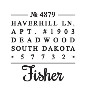 Fisher Return Address Envelope Embosser