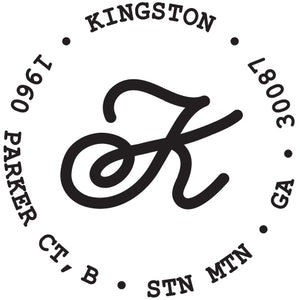 Kingston Return Address Stationery Embosser