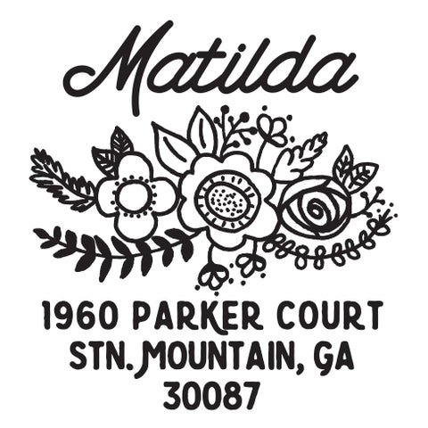 Matilda Return Address Embosser