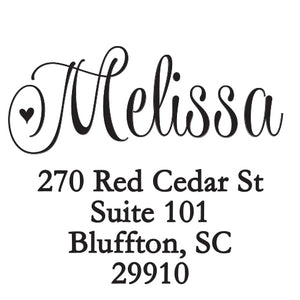 Melissa Return Address Embosser