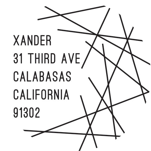 Xander Return Address Embosser