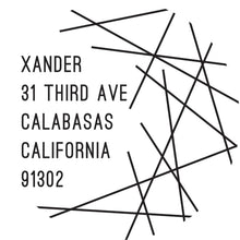 Xander Personalized Self Inking Return Address Stamp