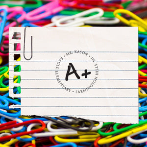 A+ Teacher Stamp