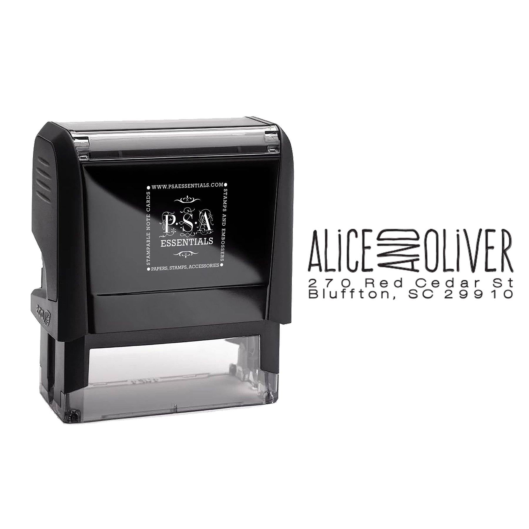 Alice Return Address Stamp – PSA Essentials