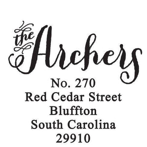 Archer Return Address Self Inking Stamp