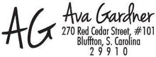 Ava Rectangle Personalized Self Inking Return Address Stamp