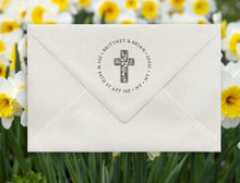 Cross Return Address Stamp