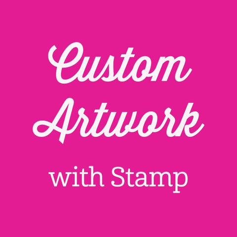 Personalized Self Inking Logo Stamp Custom Artwork