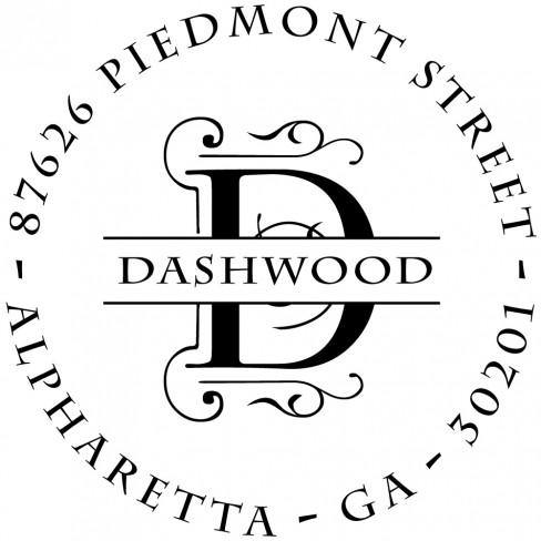 Dashwood Letter Return Address Self-Inking Stamp