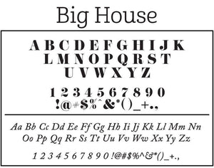 Big House Return Address Embosser - PSA Essentials