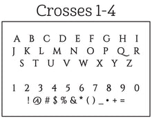 Cross Return Address Stamp