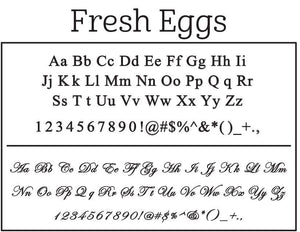 Fresh Eggs Stamp - PSA Essentials