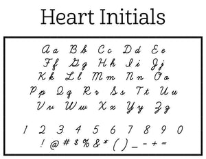 Heart Initials Embosser - PSA Essentials
