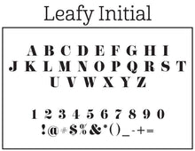 Leafy Initial Embosser - PSA Essentials
