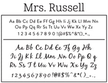 Mrs. Russell Teacher Stamp
