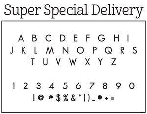 Super Special Delivery Return Address Stamp