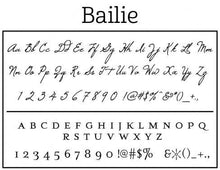 Bailie Personalized Self Inking Round Return Address Stamp font