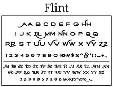 Flint Personalized Self-inking Round Return Address Stamp Fonts