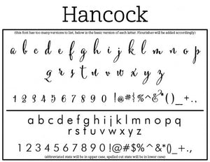 Hancock Return Address Self Inking Stamp