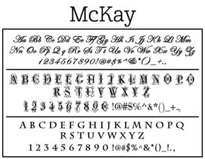 Mckay Personalized Self-inking Round Return Address Design on Envelope