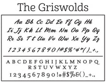 The Personalized Self-inking Round Return Address Stamp Font