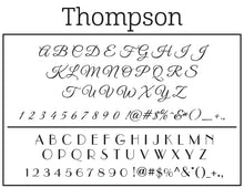 Thompson Personalized Self Inking Return Address Stamp Font