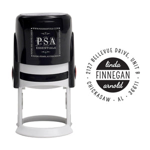 Finnegan Return Address Stamp - PSA Essentials