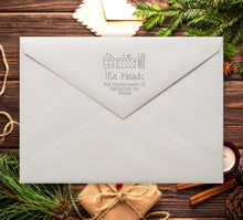 Gifts from Santa Christmas Return Address Envelope Embosser