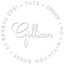 Gillian Return Address Envelope Embosser