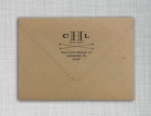 Harvey Self Inking Stamp Design on Envelope