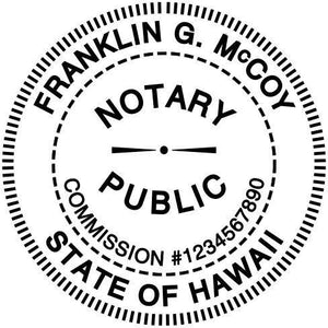 PSA Essentials Notary Stamp Hawaii