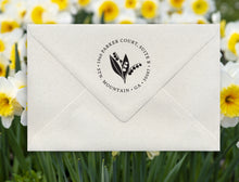 Lily of the Valley Return Address Stamp