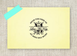Mckay Personalized Self-inking Round Return Address Design on Envelope