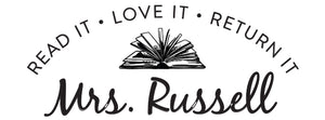 Mrs. Russell Teacher Stamp