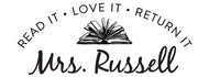 Mrs. Russell Teacher Stamp