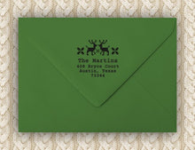 Nordic Personalized Self-inking Round Return Address Design on Envelope