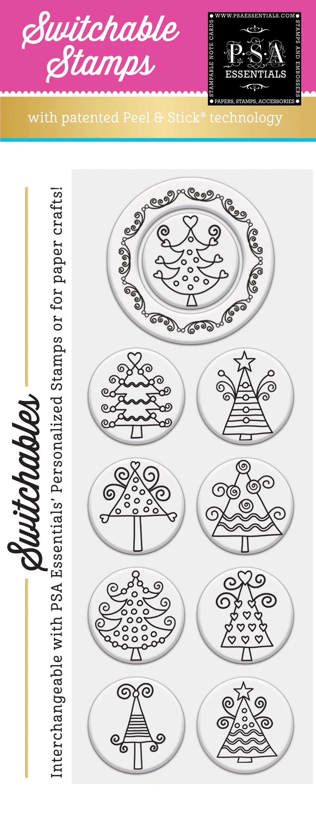 Christmas Letter Stamp by PSA Essentials