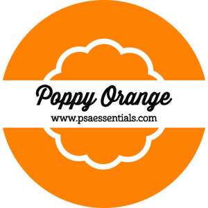 Poppy Orange Ink Pad Cartridge Round