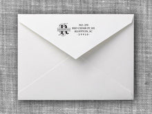 Ravenwood Personalized Self-inking Rectangle Return Address Stamp on Envelope
