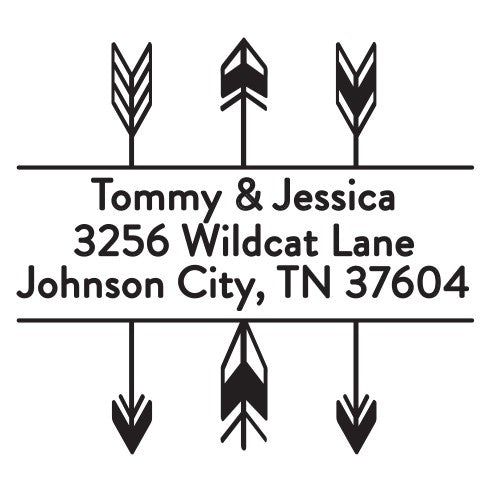 Tommy Personalized Self Inking Return Address Stamp