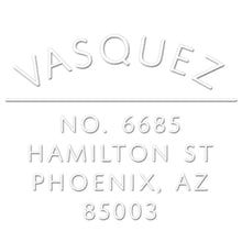 Vasquez Return Address Embosser
