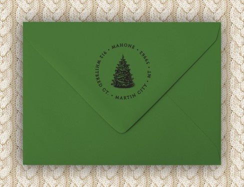 Classic Santa Return Address Stamp - Simply Stamps