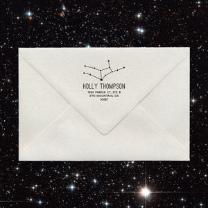 Zodiac Constellation Return Address Stamps
